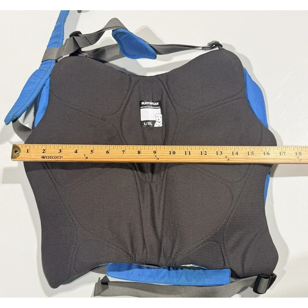 RUFFWEAR Singletrak - Blue Dog Pack Hydration Vest Harness - Size L/XL